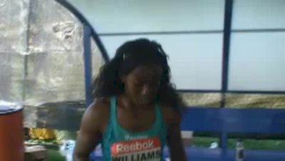 Tiffany Williams Post Race- 2009 Reebok Grand Prix