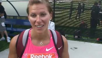 Anna Willard Post Race - 2009 Reebok Grand Prix