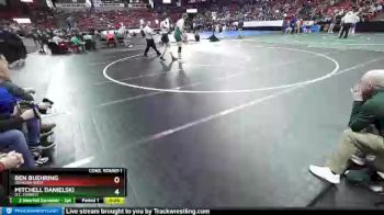 D1-220 lbs Cons. Round 1 - Ben Buehring, Oshkosh West vs Mitchell Danielski, D.C. Everest