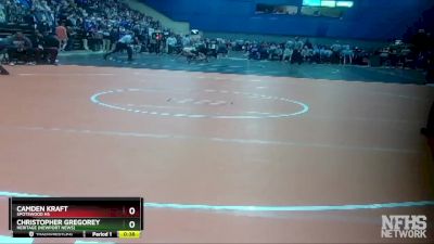 3 - 138 lbs Cons. Round 1 - Christopher Gregorey, Heritage (Newport News) vs Camden Kraft, Spotswood HS