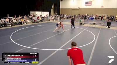 120 lbs 3rd Place Match - Elijah Greenwaldt, Minnesota vs Jack Bridenstine, Coon Rapids Mat Bandits Wrestling Club