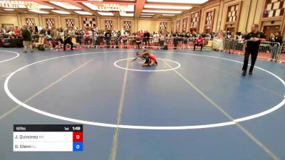 62 lbs Consi Of 4 - James Quinonez, Md vs Barrington Glenn, Nj