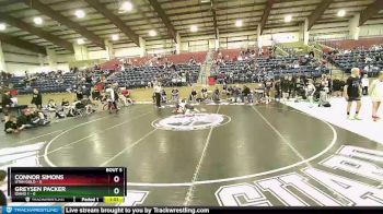 92 lbs Round 3 (4 Team) - Connor Simons, Utah Gold vs Greysen Packer, Idaho 1