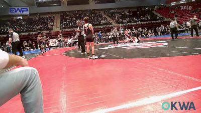 80 lbs Semifinal - TaJuan Davis, Team Tulsa Wrestling Club vs Cayden Crawford, Pawhuska Elks Takedown