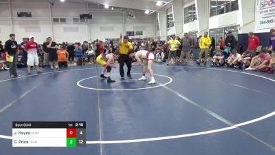 120 lbs Pools - Jack Hayes, Olympia National vs Carter Price, Team Gotcha