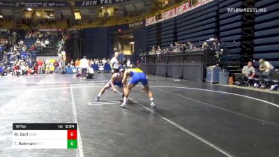 157 lbs Consolation - Wyatt Gerl, Cal State Bakersfield vs Taleb Rahmani, Pittsburgh