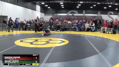 60 lbs Round 2 (8 Team) - Bradey Bleich, Mat Assassins (PA) vs Dawson Wicker, Team Ohio (OH)