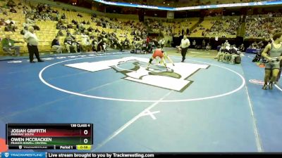 138 Class 4 lbs Cons. Round 1 - Josiah Griffith, Parkway South vs Owen Mccracken, Francis Howell Central