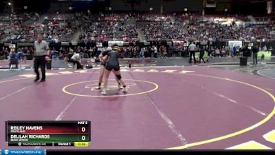 120 lbs Cons. Round 3 - Reiley Havens, Fruitland vs Delilah Richards, Bend Senior