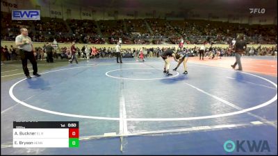 98 lbs Consi Of 8 #2 - Aislyn Buckner, El Reno Wrestling Club vs Emily Bryson, Hennessey Takedown Club