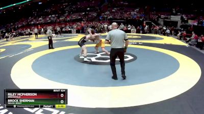 D1-190 lbs Cons. Round 3 - Riley McPherson, Brecksville vs Brock Sherman, Walsh Jesuit