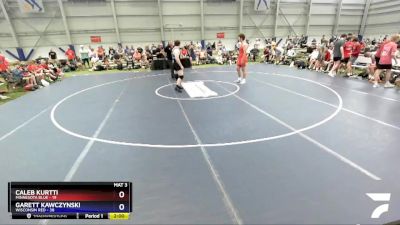 220 lbs Placement Matches (8 Team) - Caleb Kurtti, Minnesota Blue vs Garett Kawczynski, Wisconsin Red