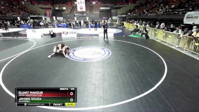 165 lbs Cons. Round 4 - Jayden Souza, California vs Eliart Manzur, Celtic Wrestling Club