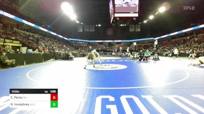 120 lbs Round Of 64 - Christian Perez, Del Oro vs Rocky Humphrey, Sultana