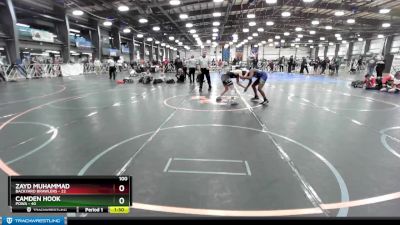 100 lbs Rd# 10- 4:00pm Saturday Final Pool - Camden Hook, POWA vs Zayd Muhammad, Backyard Brawlers