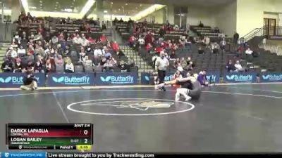 149 lbs Semifinal - Logan Bailey, Indianapolis vs Darick Lapaglia, Central Mo.