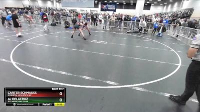 120 lbs Cons. Round 6 - Aj DeLaCruz, JET Wrestling Club vs Carter Schmauss, Immortal Athletics WC