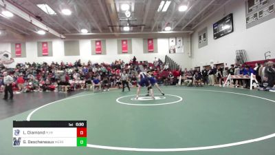 126 lbs Consi Of 8 #2 - Luke Diamond, Plymouth vs Grant Descheneaux, Merrimack