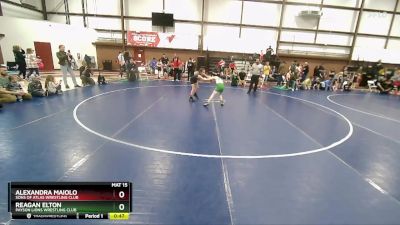 63 lbs Semifinal - Alexandra Maiolo, Sons Of Atlas Wrestling Club vs Reagan Elton, Payson Lions Wrestling Club