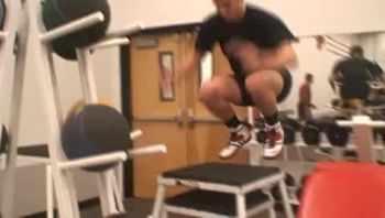 Last set of Box Jumps