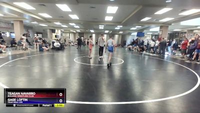 94 lbs Round 1 - Teagan Navarro, Bulldog Wrestling Club vs Gage Loftin, Team Real Life