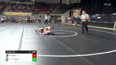 157 lbs Round Of 64 - Alan Diaz, Virginia Tech WC vs Fernando Luna, Colorado State