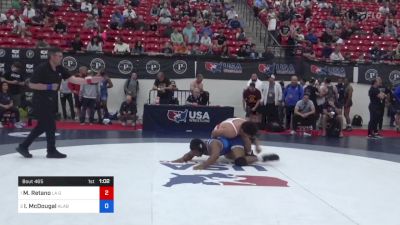 100 kg Final - Marco Retano, La Grande Mat Club vs Isaiah McDougal, Alabama