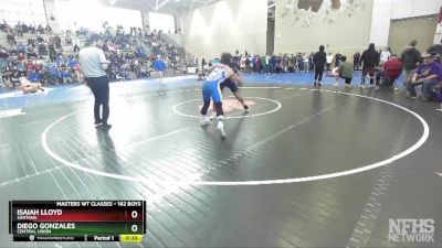 162 Boys Cons. Round 3 - Isaiah Lloyd, Santana vs Diego Gonzales, Central Union