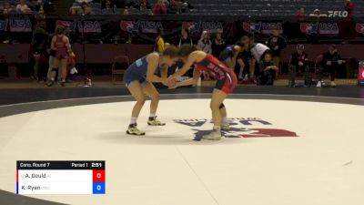 50 lbs Cons. Round 7 - Aleeah Gould, Army (WCAP) vs Kendra Ryan, Cardinal Wrestling Club