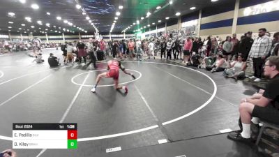 113 lbs Round Of 64 - Ethan Padilla, Silverback WC vs David Kiley, Brahmas