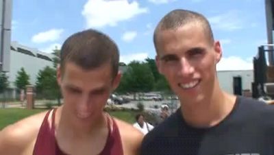 Borlee twins 4x4 Champs 2009 NCAA Track and Field Championships