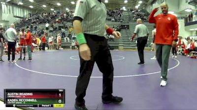 190 lbs Semis & 1st Wrestleback (8 Team) - Kaden McConnell, Center Grove vs Austin Reading, Crown Point