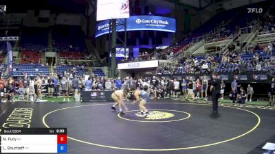 195 lbs Rnd Of 64 - Nathan Fury, Kansas vs Landen Shurtleff, Utah