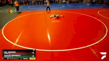 80 lbs Placement (4 Team) - Val Jenniges, Adrian vs Easton Hemmesch, Paynesville