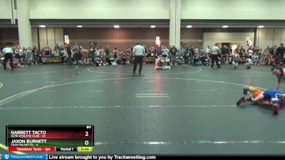 60 lbs Round 1 (6 Team) - Garrett Tacto, Elite Athletic Club vs Jaxon Burnett, Team Palmetto