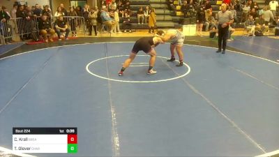 215 lbs Consy-1 - Cody Krall, Greater Latrobe vs Tyler Glover, Chartiers Valley