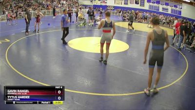 132 lbs Semifinal - Gavin Rangel, Newberg Mat Club vs Tytus Hardee, Sweet Home