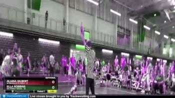 62 lbs Semis (4 Team) - ALAINA GILBERT, Alabama Elite Gold vs Ella Robbins, Big Money Movin