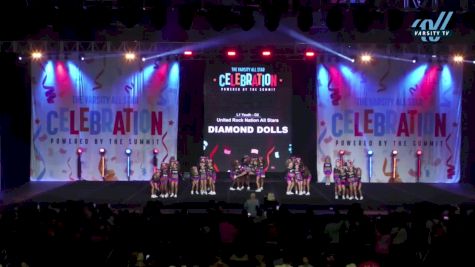 United Rock Nation All Stars - DIAMOND DOLLS [2024 L1 Youth - D2 Day 2] 2024 The Varsity All-Star CELEBRATION