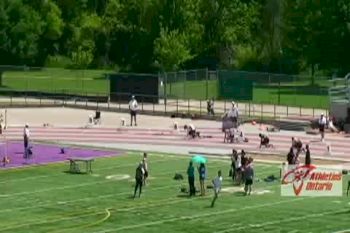 2009 Athletics Ontario Junior Men 200m Heat 3 of 7