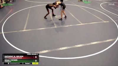 130 lbs Cons. Round 2 - Anthony N. Wilson, Monticello Wrestling Club vs Noah Cocker, Minnesota