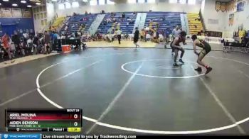 126 lbs Round 6 (8 Team) - Aiden Benson, Free-Buch-Creek #2 vs Ariel Molina, Team Osceola