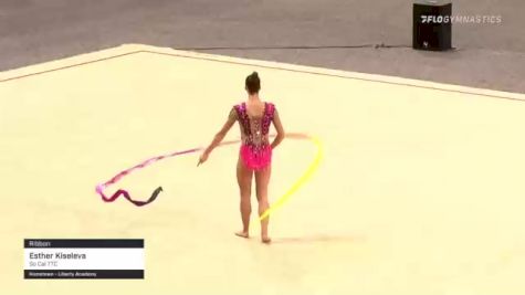Esther Kiseleva - Ribbon, So Cal TTC - 2021 USA Gymnastics Championships