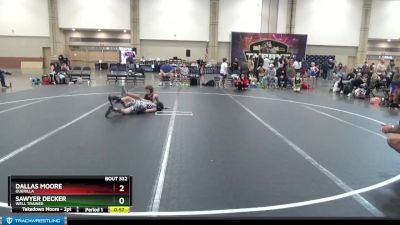 84 lbs Cons. Semi - Sawyer Decker, Well Trained vs Dallas Moore, Guerilla