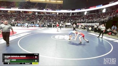 I-116 lbs Cons. Round 2 - Ryder Depadua-Reese, Elmira vs Brady Judd, Warwick