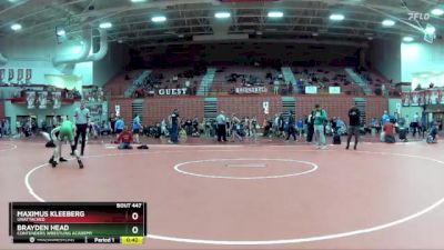 95 lbs Quarterfinal - Maximus Kleeberg, Unattached vs Brayden Head, Contenders Wrestling Academy