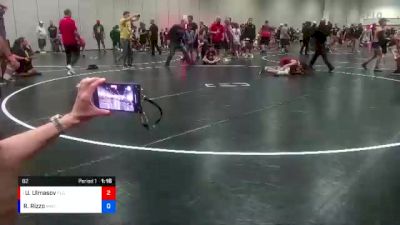 82 lbs Quarterfinal - Usmon Ulmasov, Florida vs Ricky Rizzo, Miami Wrestling Club