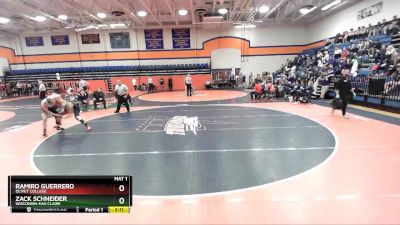 157 lbs Cons. Round 4 - Ramiro Guerrero, Olivet College vs Zack Schneider, Wisconsin-Eau Claire