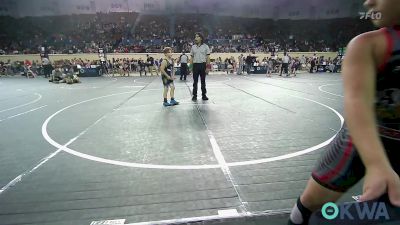 83 lbs Round Of 16 - Frankie Tartaglione, Choctaw Ironman Youth Wrestling vs Sylas Oldham, Del City Little League