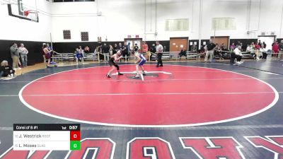 106 lbs Consi Of 8 #1 - James Westrick, Ridgefield vs Logan Moses, Glastonbury